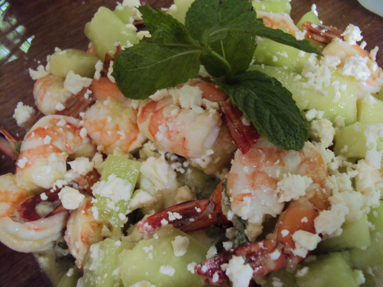 Shrimp And Honeydew Salad